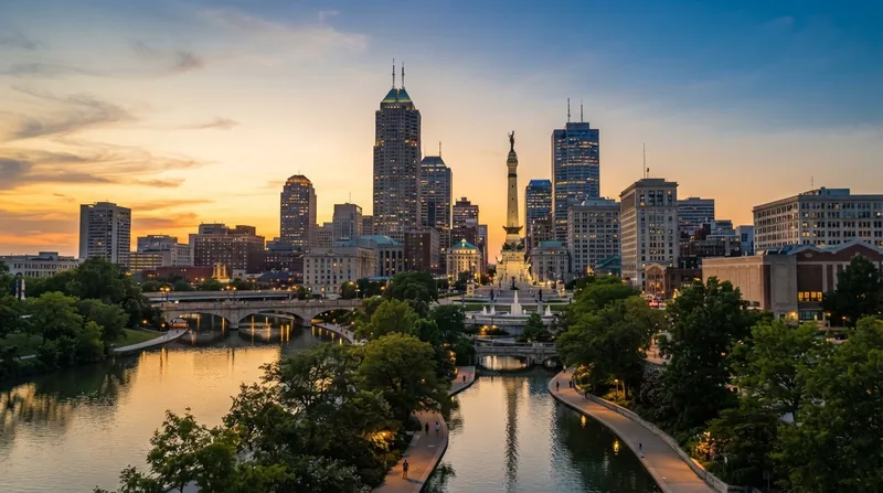 Indianapolis skyline representing Indiana business opportunities